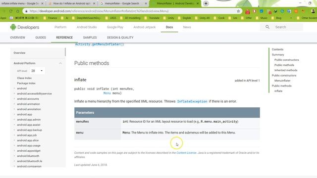 L5 09 Option Menu Menu Inflater Explanation смотреть онлайн