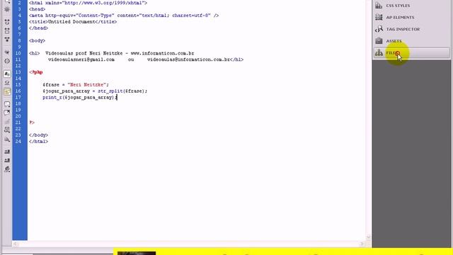 aula 2897 php função string str split para retornar array de string смотреть онлайн