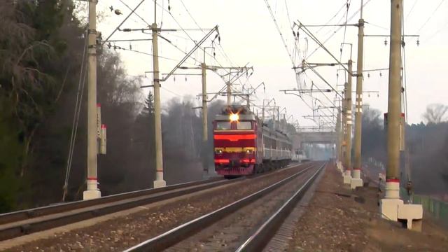 Электровоз ЧС2Т-1062 с поездом №034 «Таллинн Экспресс» смотреть онлайн