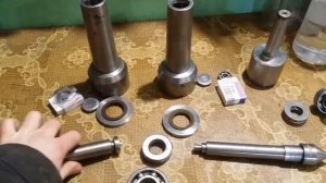 Разборка токарного вращающегося центра. На что обратить внимание перед разборкой.