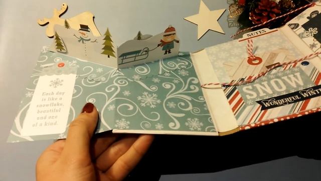 Обзор мини-альбома "Snow days" / Ручная работа / Скрапбукинг смотреть онлайн