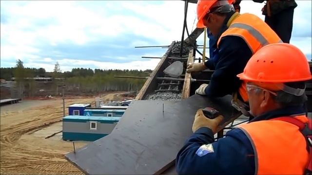 Монолитные работы, делаем фронтон и балки смотреть онлайн