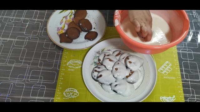 Торт черепаха со сметанным кремом . смотреть онлайн