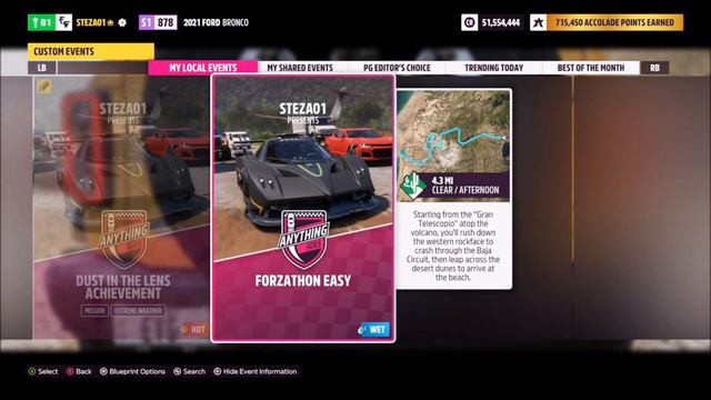 Forza Horizon 5 - Forzathon Guide - Mud Stud - 2021 Ford Bronco смотреть онлайн