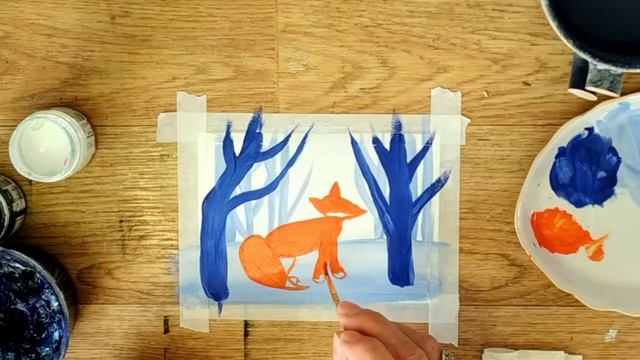 Лиса Как нарисовать лисичку поэтапно для детей Fox draw смотреть онлайн