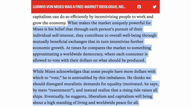 Jacobin Magazine Lies About Ludwig von Mises! смотреть онлайн