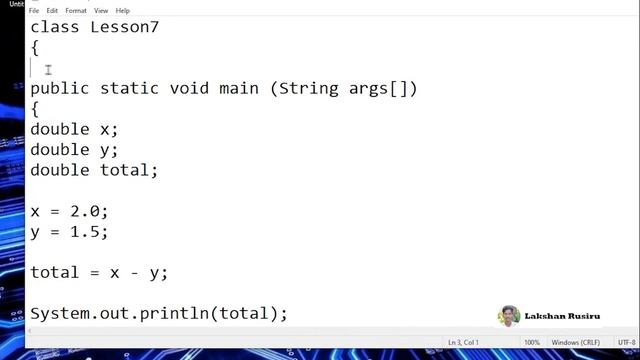 Sinhala Java Lesson 09 Lakshan Rusiru | Double Data Type | Double දත්ත ප්රරූපය භාවිතය смотреть онлайн