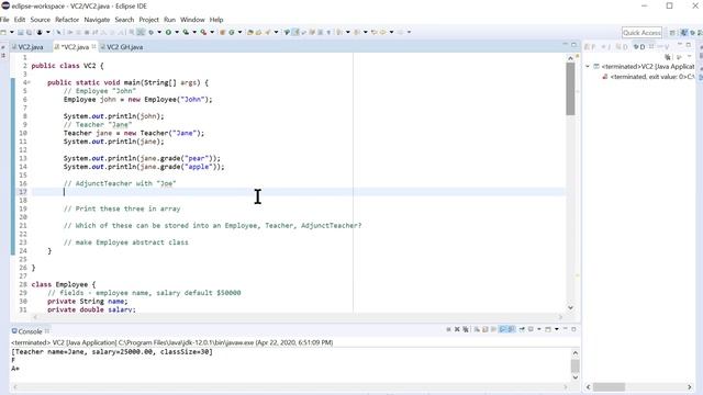 Building Java Programs Ch 9 Inheritance Tutorial Spr 2020 смотреть онлайн