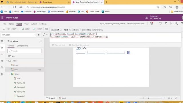 Lesson79 - Repeating Section Add Delete Button and AutoIncrement ID - Power Apps 1000 Videos смотреть онлайн