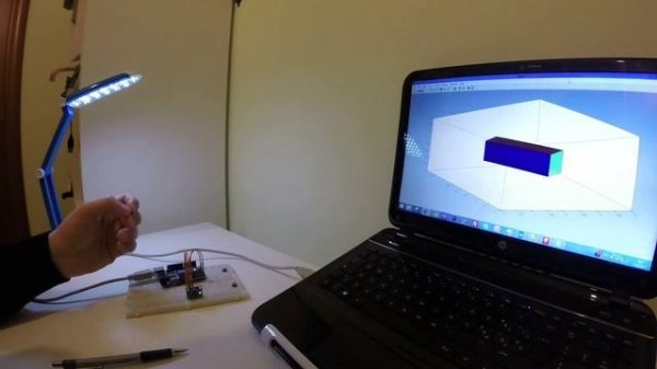 Matlab: Real time 3D visualization of MPU6050 accelerometer and gyro - Matlab script