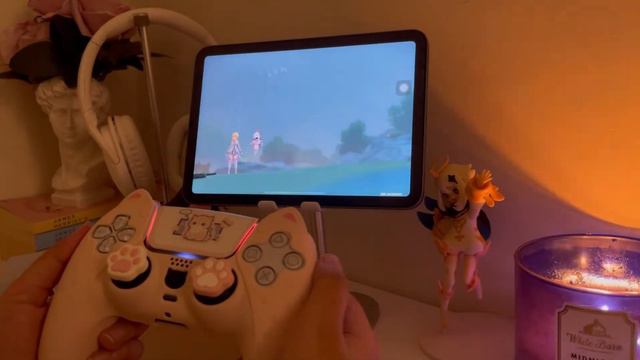 UNBOXING CUTE PS5 CONTROLLER COVER FROM GEEKSHARE AND PLAYING GENSHIN IMPACT смотреть онлайн