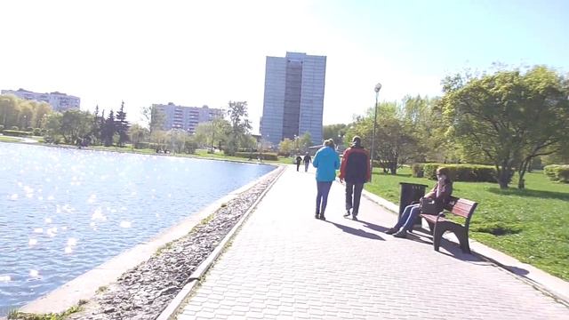 Велопрогулка в Москве в Гольяново. Гольяновский пруд. 3 - я серия. смотреть онлайн