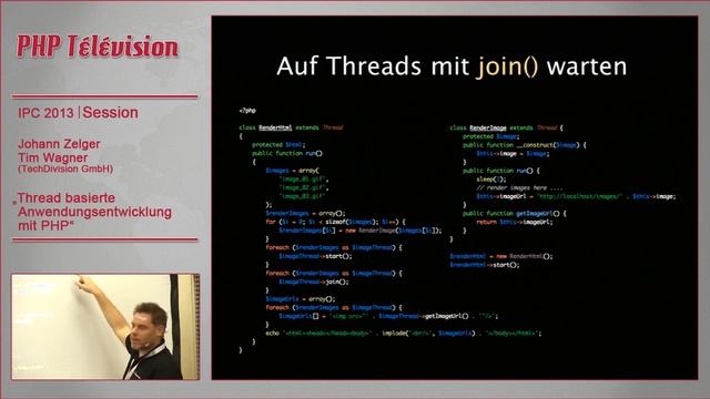 Thread basierte Anwendungsentwicklung mit PHP - Johann Zelger & Tim Wagner | IPC13 смотреть онлайн