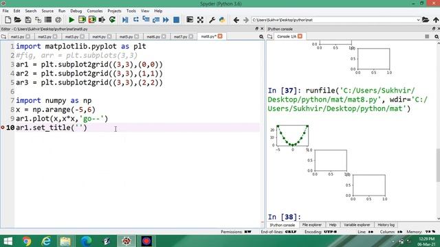 Matplotlib Part 8 : Implementation of subplot2grid using Pyplot in Python смотреть онлайн