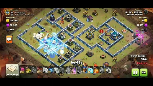 Best Egyptian player AC HISOKA Defeat th13 max by archers and sneaky goblins ???- clash of clans смотреть онлайн