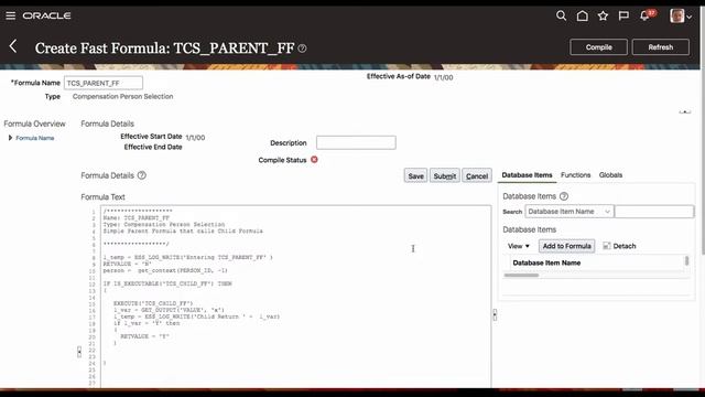 Parent Child Formula (FF calling FF) - Oracle Fusion HCM Fast Formula Tutorial - 14 смотреть онлайн