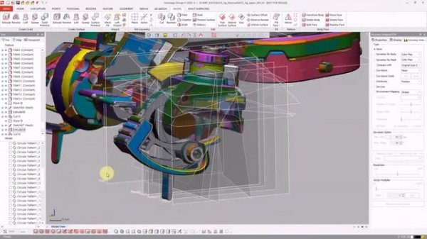 Reverse engineering - Geomagic Design x Dental articulator 1 min