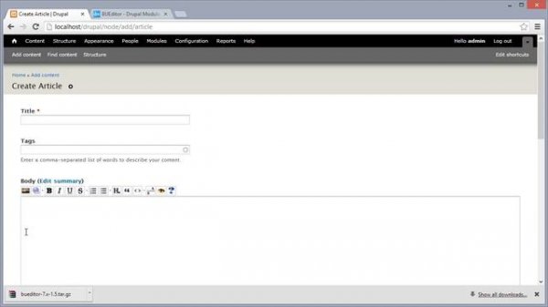 Drupal - почему Bueditor, а не визуальный редактор