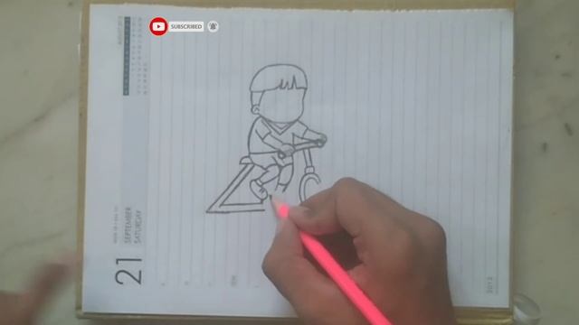 Bicycle Drawing | How To Draw Bicycle | Drawing Of Bicycle | Cycle Drawing | Bicycle | Jayed Arts