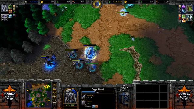 ► WarCraft 3 - Tak3r (Orc) vs. Terror (UD) - Ryzing Cup #6 смотреть онлайн