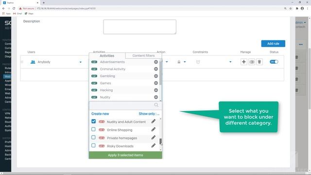 How to create web filter and apply in Sophos XG Firewall? смотреть онлайн