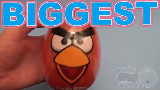ItsBabyBigMouth Angry Birds Surprise Eggs Learn Sizes Big Bigger Biggest! Opening Eggs with Toys an смотреть онлайн