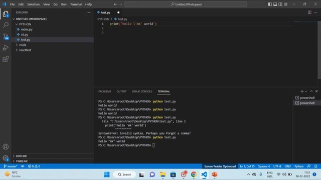 first program in python in hindi part-3 смотреть онлайн