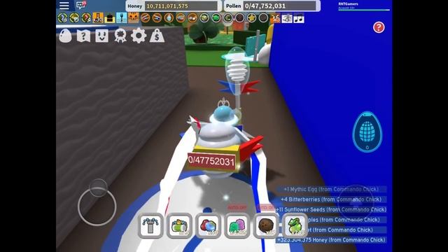 Getting Diamond Mask & Fuzzy Bee | Bee Swarm Simulator смотреть онлайн
