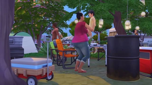 СЕМЬЯ ТАКЕУЧИ | 21 СЕРИЯ: КУРОРТНЫЙ РОМАН | THE SIMS 4 смотреть онлайн