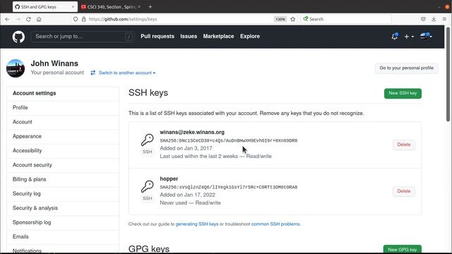 NIU CSCI 340, How to set up SSH & Github смотреть онлайн