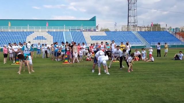 День семьи, любви и верности в Альметьевске: "Папа, мама, я - спортивная семья". 05 Июля 2013г. смотреть онлайн