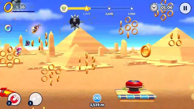 SONIC RUNNERS ADVENTURE Gameplay Walkthrough Part 6 - DESERT RUINS - Levels 20-24 (iOS, Android) смотреть онлайн