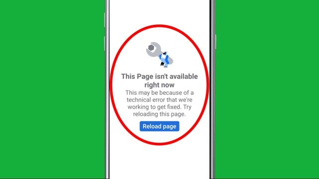 Facebook This Page isn't available right now | Fix This may be because of a technical error Problem смотреть онлайн