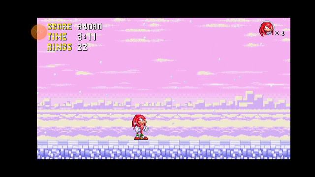 Sonic Triple Truble 16-bit Knuckles Walktrough (Android)