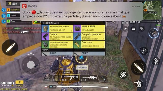 Call of duty mobile Battle Royale con "Con pepino el crack" Termina mal :( смотреть онлайн