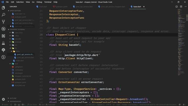 Chopper (Retrofit for Flutter) - #1 Basics - Dart HTTP Client Generator Tutorial смотреть онлайн