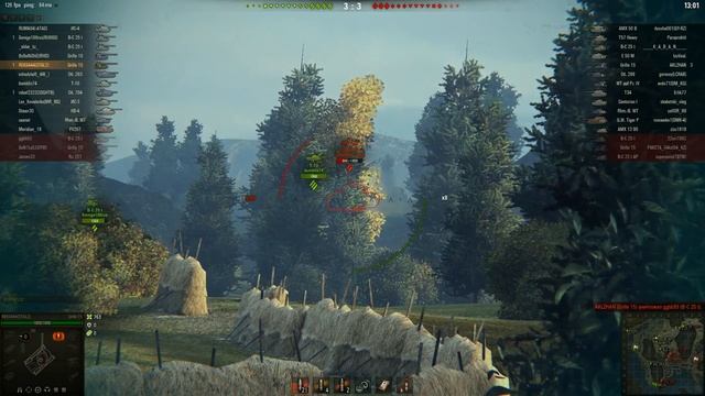 ПТ-САУ 10-го уровня Германии Grille 15  Самый меткий в игре. World Of Tanks