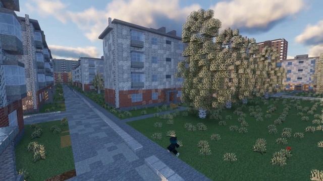 СОВЕТСКИЕ РАЙОНЫ | ГОРОД В МАЙНКРАФТ №8 смотреть онлайн