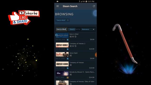 How to access Garry's Mod Workshop on Steam mobile iOS/Android смотреть онлайн
