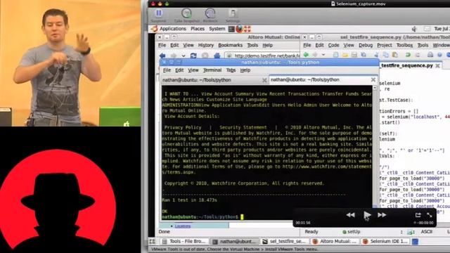 Black Hat USA 2010: Constricting the Web: Offensive Python for Web Hackers 2/4 смотреть онлайн