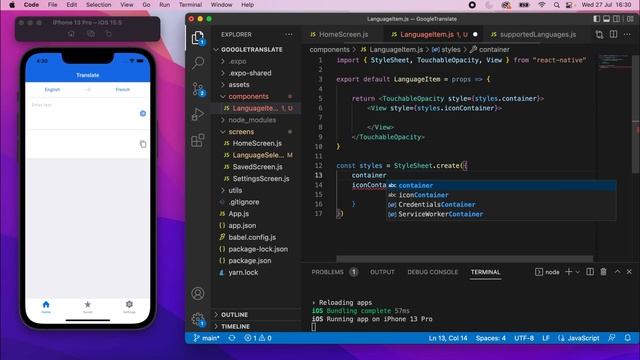 Google Translate Clone - React Native Tutorial | Part 13 смотреть онлайн