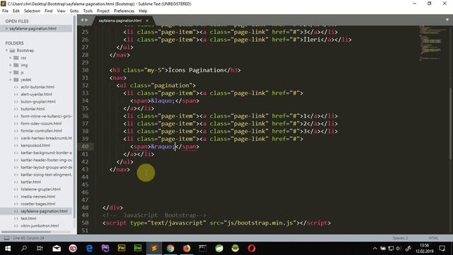 Bootstrap Pagination - Bootstrap Sayfalandırma смотреть онлайн