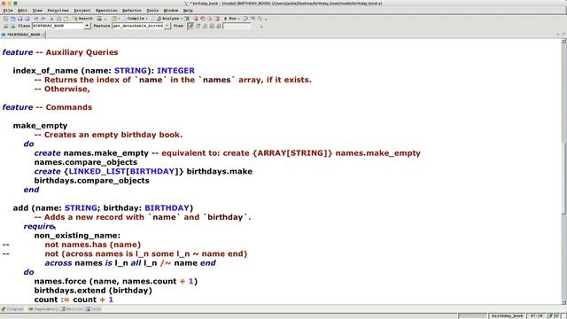 [HD] EECS3311 F20 Tutorial Part 21 - BIRTHDAY_BOOK: Get Birthday - detachable? [Supplier] смотреть онлайн