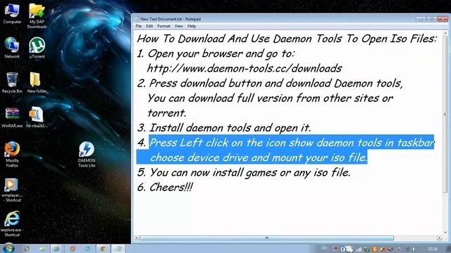 How To Download And Use Daemon tools Mount Iso Files смотреть онлайн