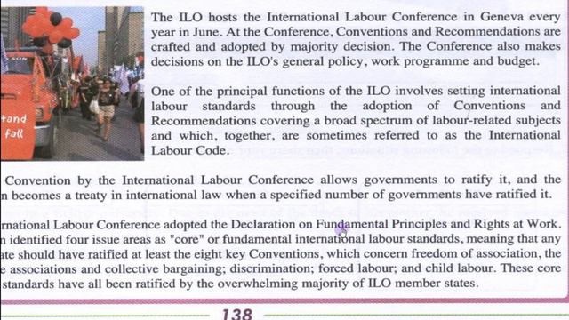 Unit 10: Reading: International Labour Organisation, p 138. смотреть онлайн