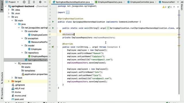 Spring Boot CRUD Operations using IntelliJ IDEA | CRUD REST API | Postman | MySQL смотреть онлайн