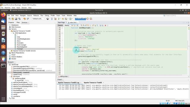 Chat App Part 2 - HTML/Javascript with Apache Tomcat and Keycloak #html #javascript #keycloak смотреть онлайн