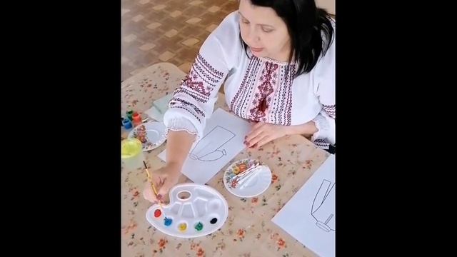 Заняття з малювання "Сорочка - вишиваночка" смотреть онлайн