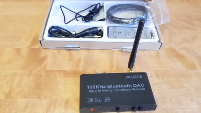 Bluetooth Coaxial Optical ЦАП конвертер PROZOR, Neoteck с пультом ДУ смотреть онлайн