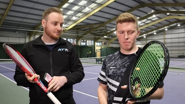 ATP Player Tests Eight Different Rackets and Picks his Favourite смотреть онлайн